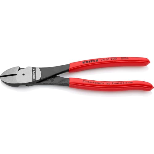 

KNIPEX 7401-200 Heavy-Duty Diagonal Cutting Pliers (for Hard Wire) (SB)