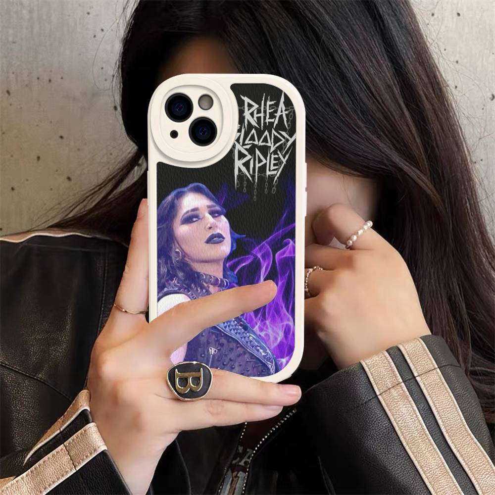 

Popular Female R-RheaS R-Ripley Boxer Phone Case Hard Leather For IPhone 16 15 14 13 12 Mini 11 14 Pro Max Xs X Xr 7 8 iphone 13