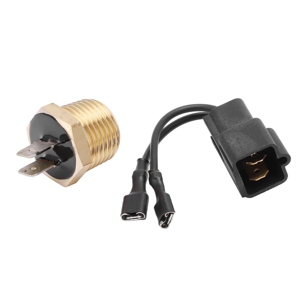 Thermal Fan Sensor Switch with Plug High Performance ABS Copper Replacement for Polaris Magnum ATV