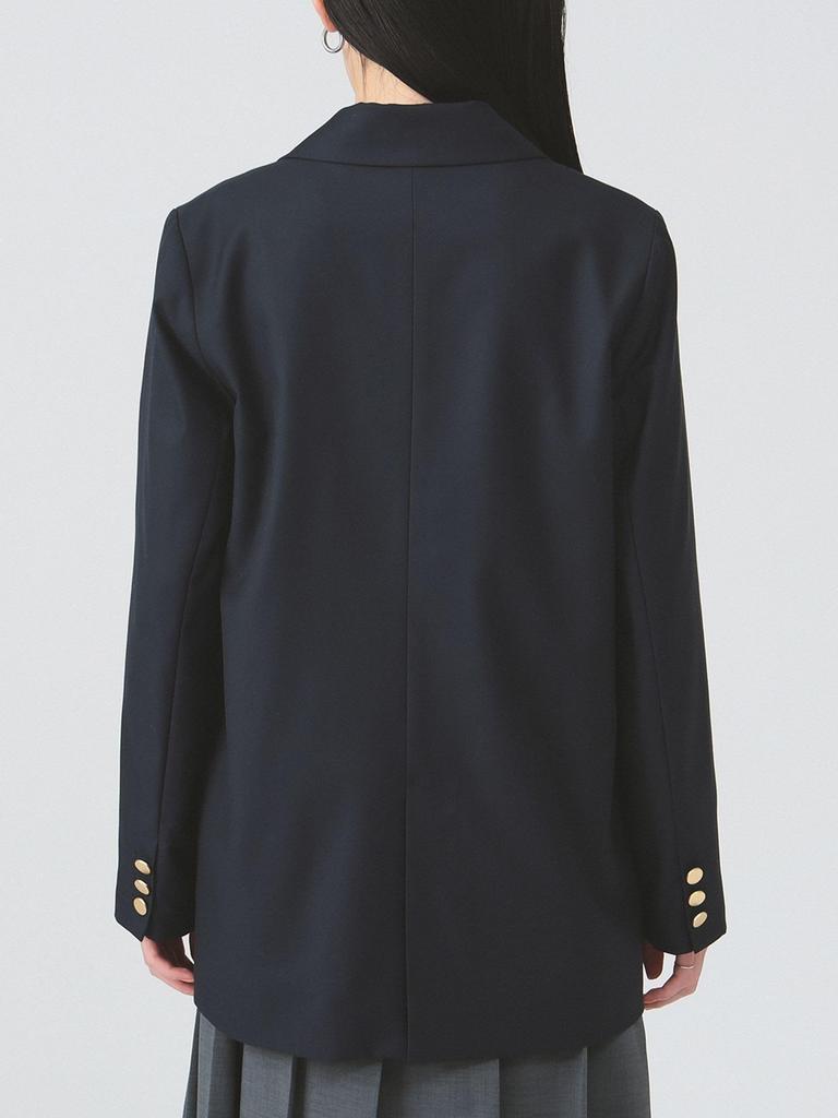 Ray Beams Women's 4-Button Double-Breasted Blazer, Navy