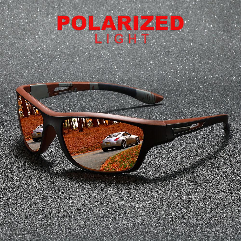 Classic Wrap Around Sunglasses for Men Women UV Protection Outdoor Sports Fishing Driving Travel