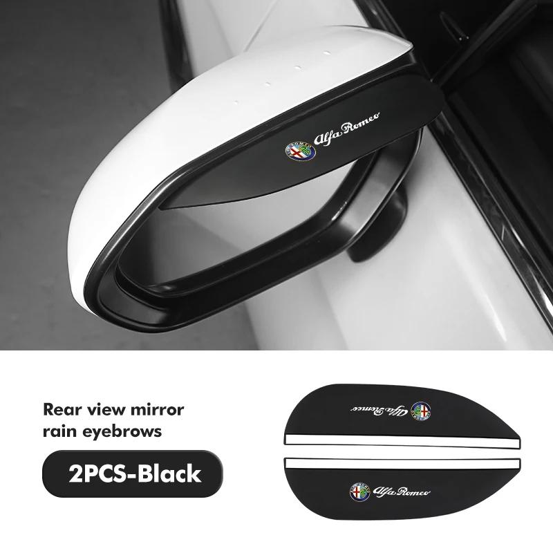 

Car Stickers For Alfa Romeo For Alfa Romeo 2pcs Car Rain Eyebrow Rearview Mirror Visor Shade Rain Cover Rear View Accessories 15