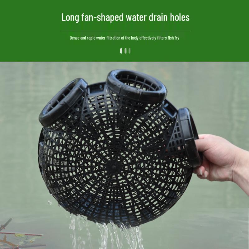 Yellow Inverted Mouth Eel & Fish Trap Cage