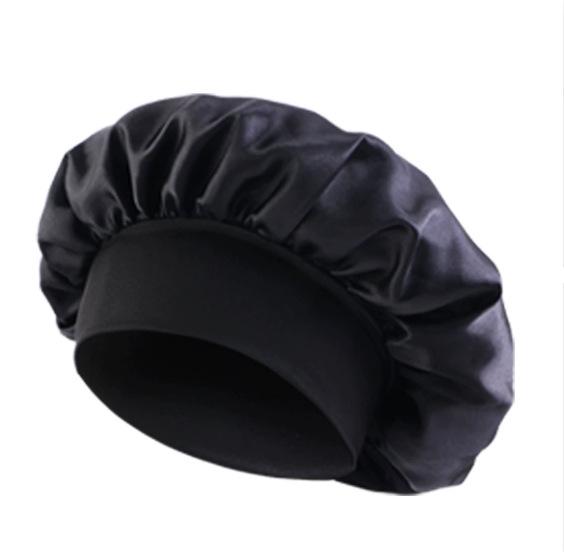 Summer Wide Brimmed Nightcap with High Elasticity Headband for Beauty, Hairdressing, and Hair Care