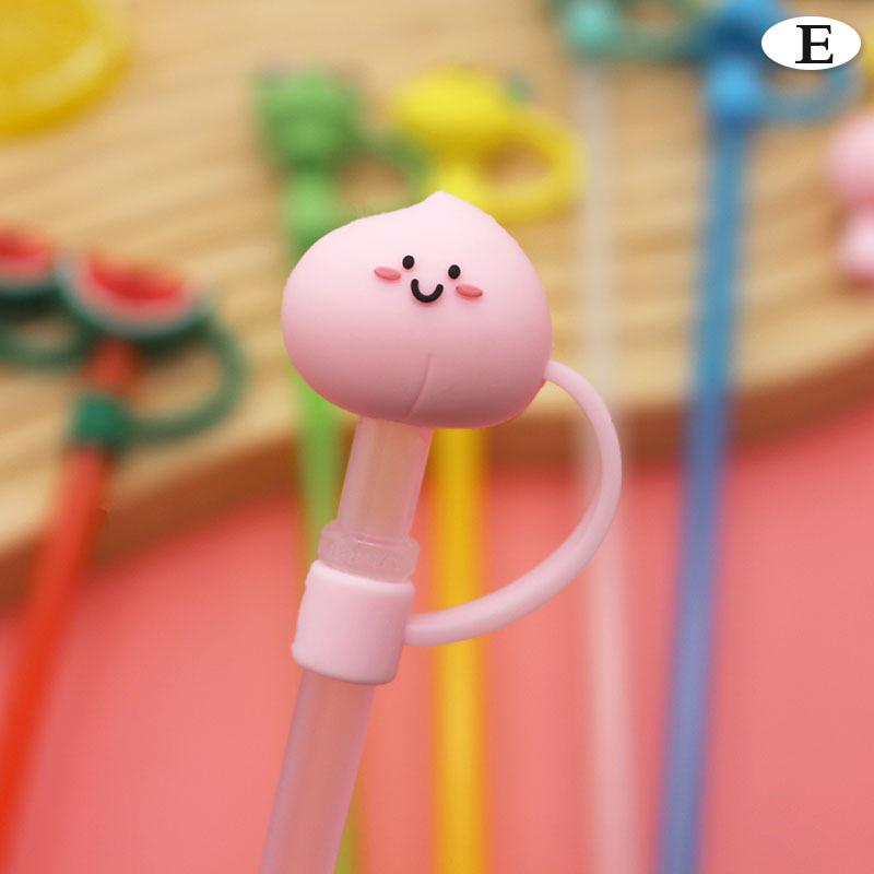 Silicone Material Dustproof Reusable Plugs Straw Cap Environmental Protection