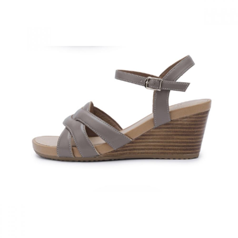 Kumkang Women Wedge Sandals Ivory G7 Gray Rensac5314g9