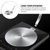 Stainless Steel Heat Conduction Plate Induction for Cooktop Round Diffuser Glass Metal Hob Ring Adapter Board Cooker