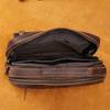 Borsa a tracolla e a spalla da uomo in vera pelle retrò - Borsa da viaggio in pelle Crazy Horse