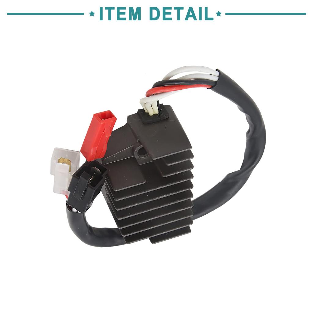 ACROPIX Motorcycle Voltage Regulator Rectifier for Yam aha Compatible with VMX1200 V-MAX 1200 Black 1 Pack