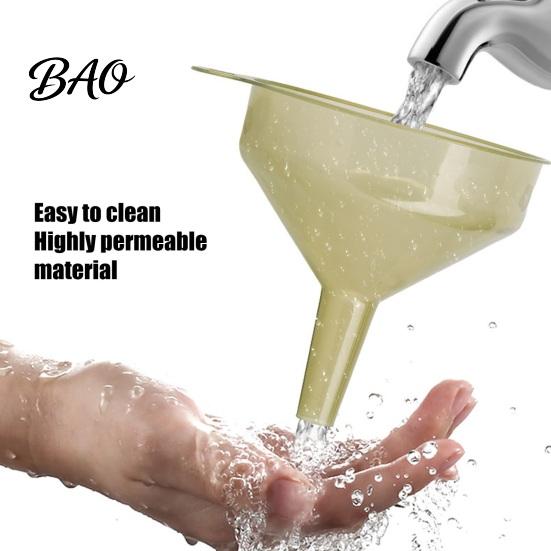 Universal Funnel 2Pcs Wide Mouth Kitchen Filling Funnel, Oils Liquid Soy Sauce Powder Food Grade Canning Transfer for Bottles & Jars Easy Clean