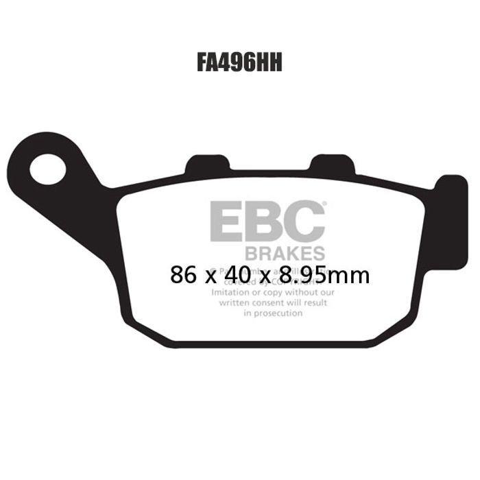 

Ebc Fa496Hh 2017-2021 Honda X-Adv Arka Fren Balatası