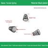 Stainless Steel Pagoda-Shaped Trapezoidal Compression Spring for Battery