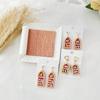 Wood Grain Texture Roller with High Precision for Making Soft Pottery and Clay Earrings Polymer Clay Tools