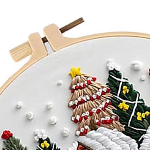 

Christmas Decoration Embroidery Starter Kit creative handmade needlework kits Craft Supplies Home Decor with Threads Needles China Mainland