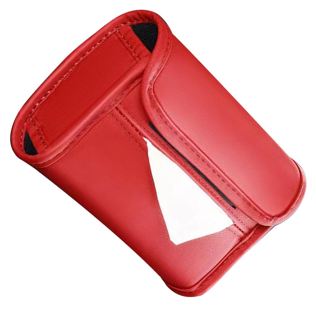 Armrest Tissue Box Holder Wear Resistant Pu Leather Backseat Tissue Case Holder Napkin