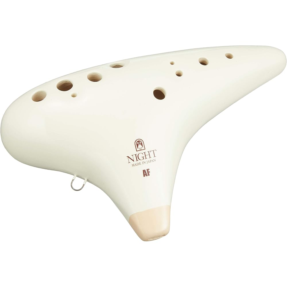 NIGHT Ocarina Ensemble AFI Alto F Key Ivory