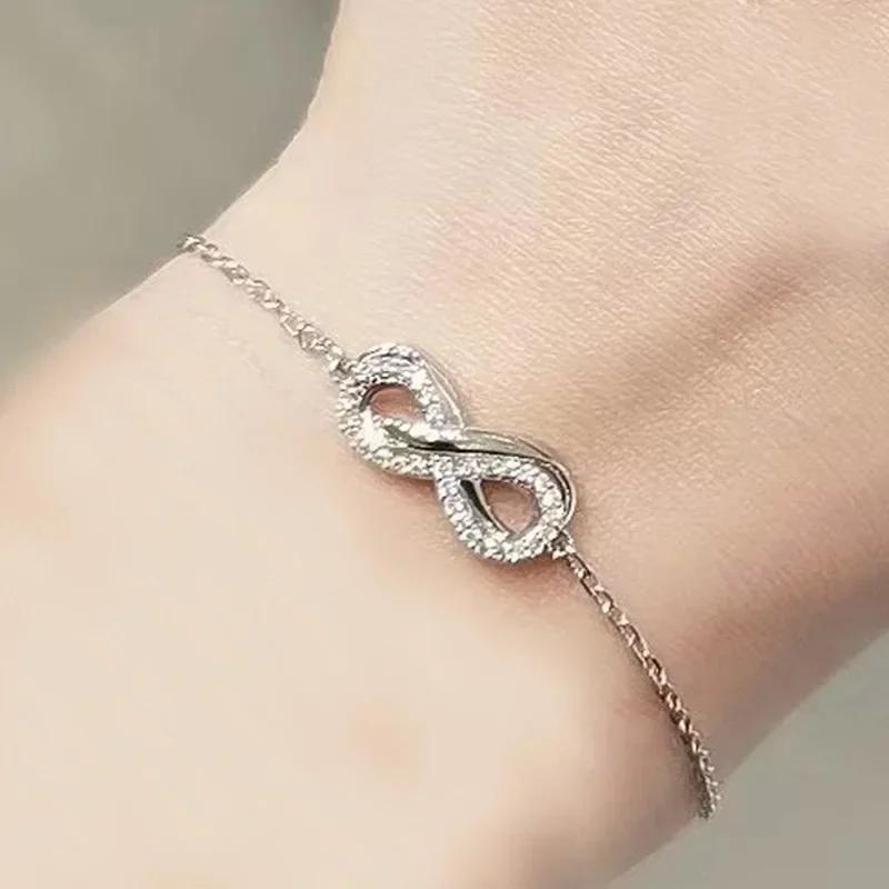 2026 New Trend Fine Jewelry Set Charming Heart Crystal Fashion Stainless Steel Necklace Earrings As a Anniversary Gift for Women