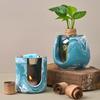Round Hydroponics Vase Silicone Mold DIY Handmade Essential Oil Wax Melting Furnace Plaster Resin Plant Flowerpot Casting Molds