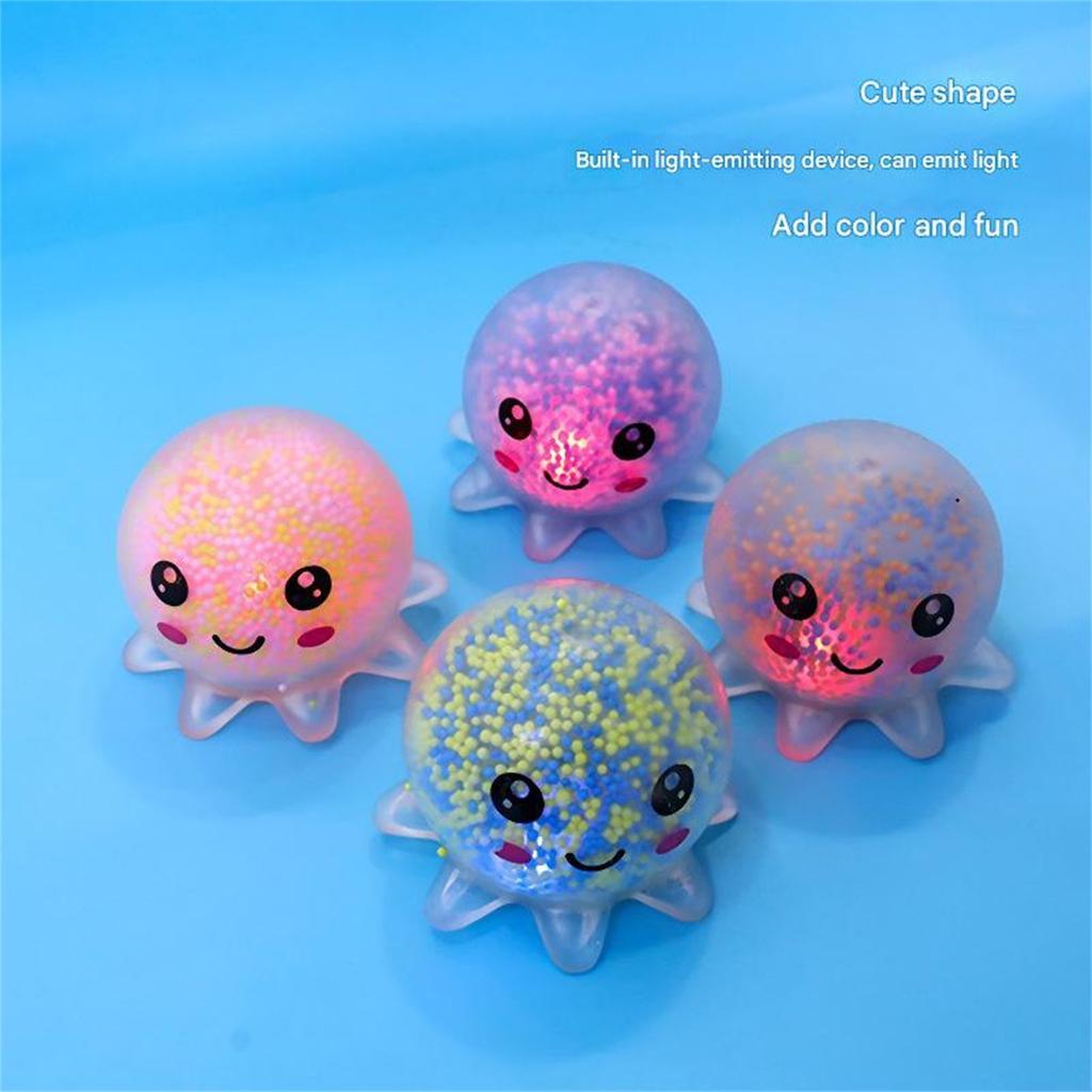 2 Pieces Of Luminous Decompression Pinch Music Vent TPR Toys Adult Decompression Children's Toys Random Colors