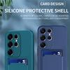 Funda Soft Back Silicone Wallet Case For For Samsung Galaxy S26 S25 S24 S23 S22 S21 Ultra Plus FE Edge Card Holder Cover