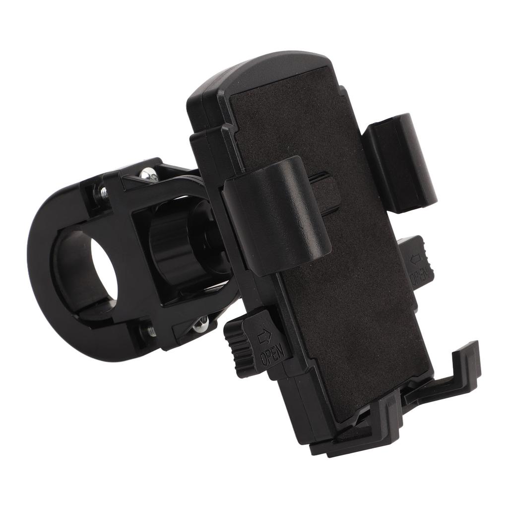 Motorcycle Phone Mount Quick Install Silicone Pad Handlebar Clamp for 4.7‑6.7in Cell Phone