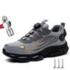 Drehverschluss Arbeits-Sneaker Schutz-Sicherheitsschuhe Durchstichsicher Anti-Quetsch Stahlkappe Arbeitsschuhe Herren Arbeits-Schuhe