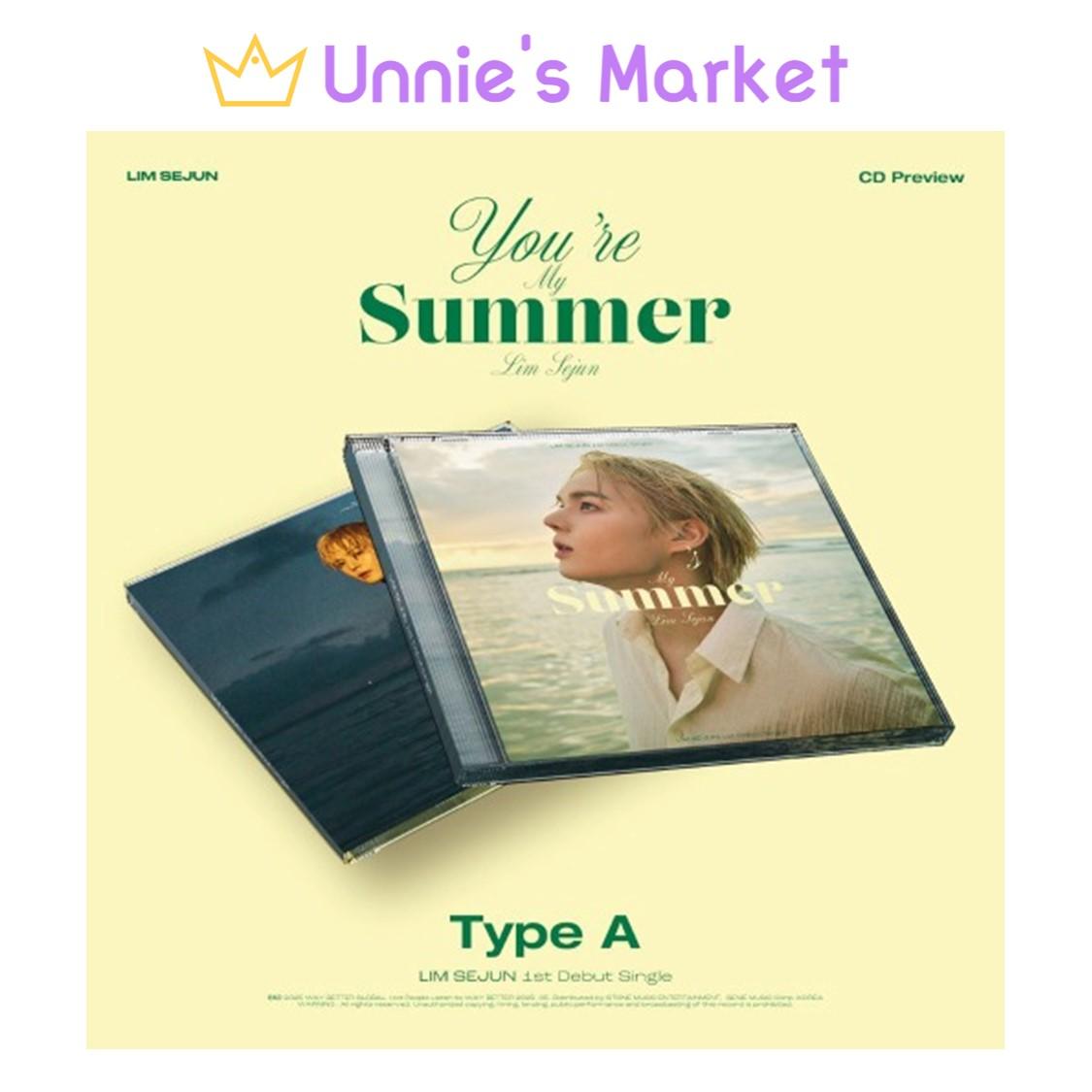

LIM SEJUN - You re My Summer 1st Debut Single RANDOM Ver.