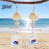 Lightweight Earrings 1 Pair Tropical Fish Bag Dangle Ocean Beach