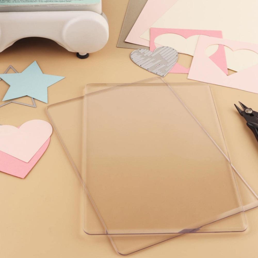 

2pcs PC Cutting Pads Transparent Clear Cutting Plate Tools & Accessories Die Cutting Pad Die Work