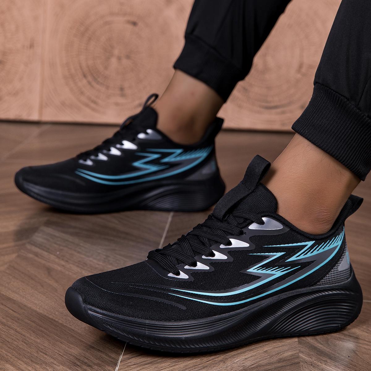 

Men s four seasons casual breathable fashion sneakers light soft-sole outdoor speed running shoes students racing sports shoes 45