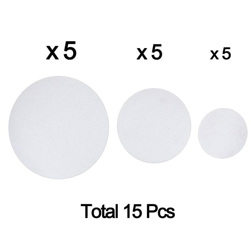 

15 шт. Защитные войлочные прокладки-разделители для кастрюль и сковородок 3 размеров Войлочные тарелки Термостойкие Предотвращающие царапины Коврики Кухонная посуда Кухонные инструменты as show белый