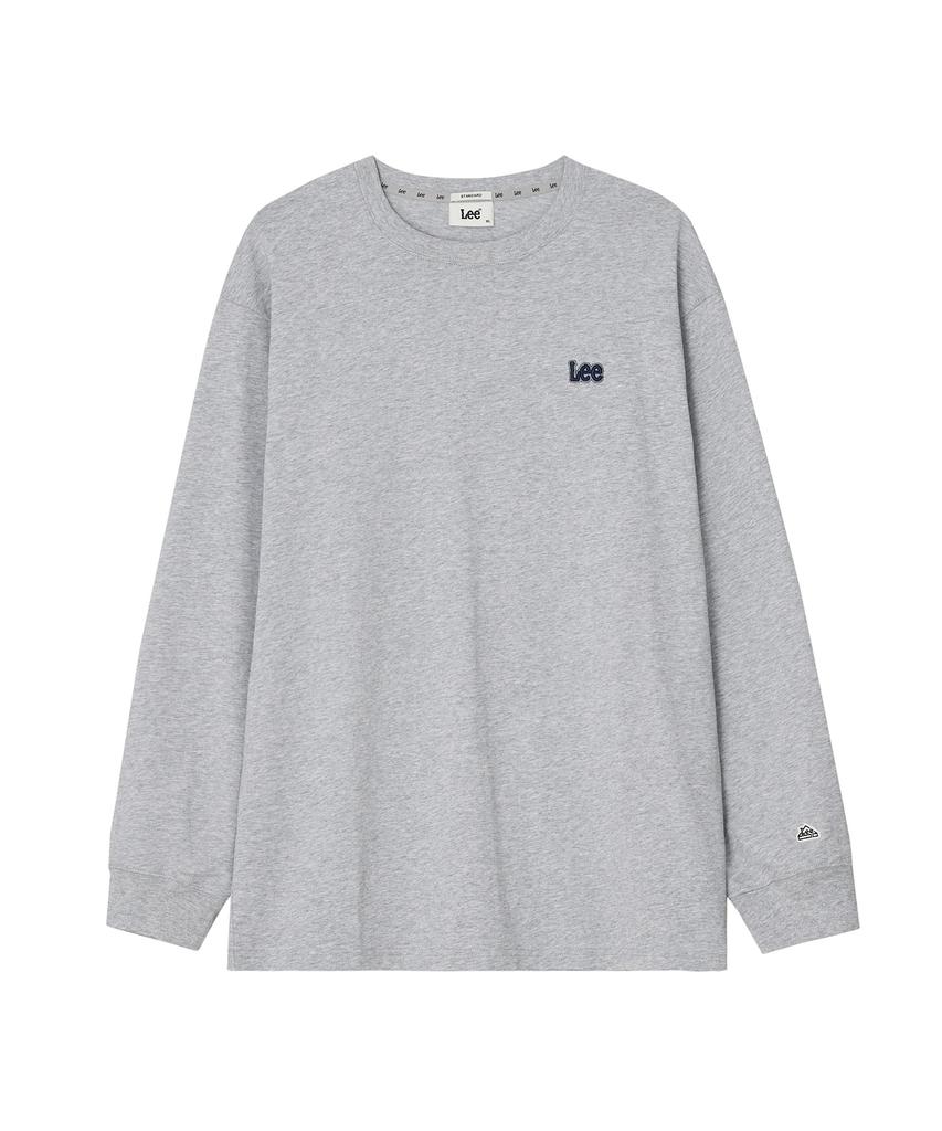 LEE Small Twitch Logo Long Sleeve T-Shirt Gray