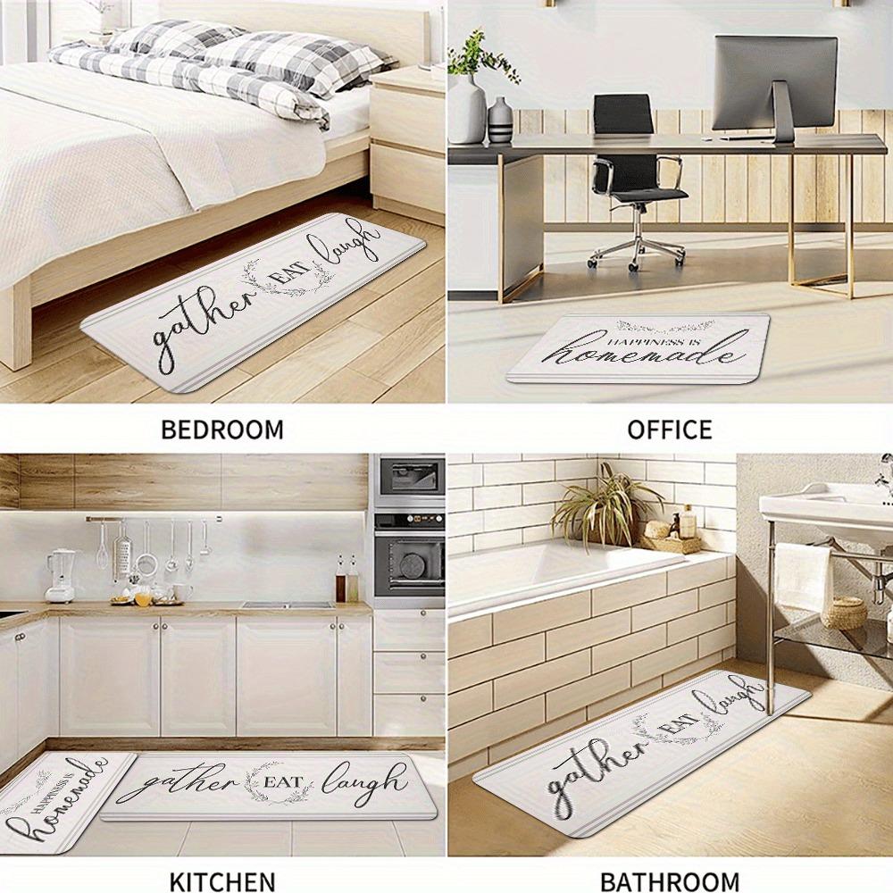 1PC Bohe Styles Pattern Kitchen Rug Non-Slip Door Mat Pop Design Bathroom Rug Bath Mat Carpet for Home Sink Laundry Decor