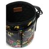 Kenzo Floral Print Surround Zip Bucket Bag Women Handbags Black FC62SA704B0499