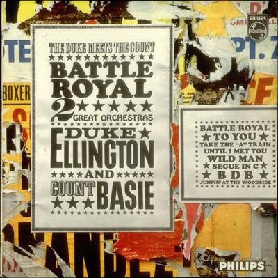 LP Record DUKE ELLINGTON & COUNT BASIE - Battle Royal, The Duke Meets The Co BBL7528 Philips 1961 UK Jazz Used