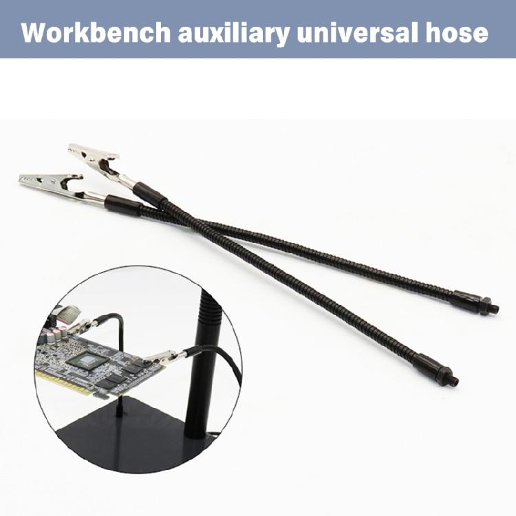 2 st Lödkolvsklämma Hjälphandsklämma Svetsning Justerbar Klämma Lödmontering Svetsningstillbehör Krokodilklämmor