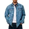 Casual Jean Shirt Regular Cut Blue