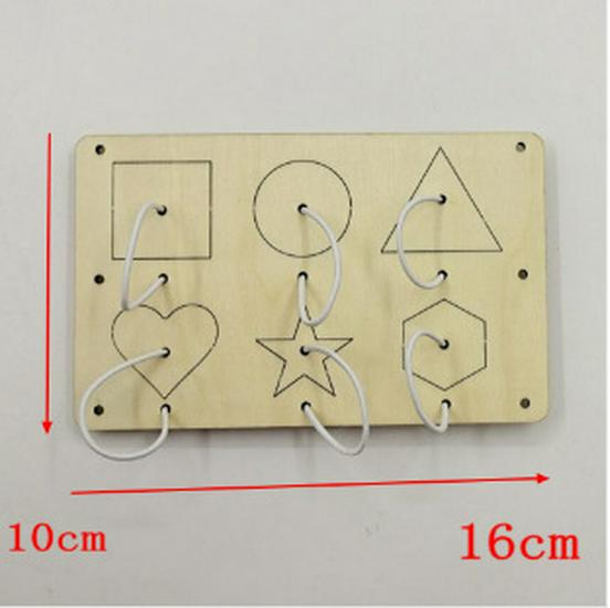 Hand-Painted DIY Busy Board: Educational Wooden Gears & Clock Ornament for Teaching and Decoration