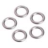 Fishing Tackle 304 Stainless Steel Lead Jigging Snap Split Rings Tackle Connector Fishing Rings