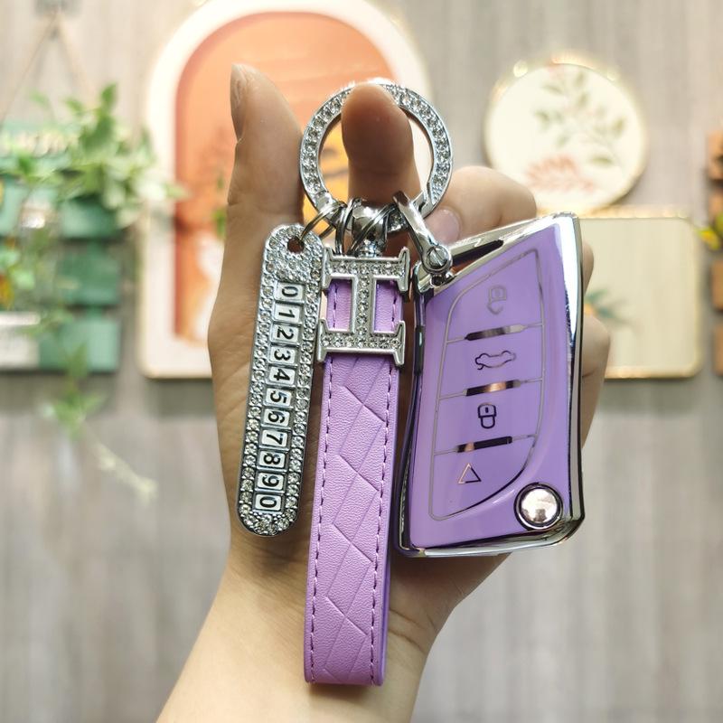 Compatible Aftermarket Key Case for VVDI Toyota, Honda, Nissan Blade, Lexus Folding Key Bag