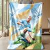Erling Haaland Soft Flannel Fleece Blanket Lightweight Cozy Warm Throw Blanket For Sofa Bed Home Decor