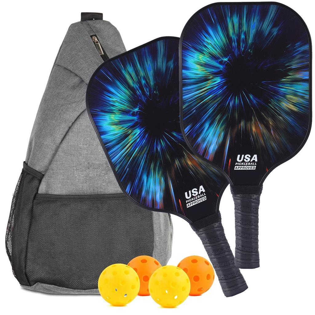 Carbon Fiber Pickleball Paddle with Honeycomb Panel - Outdoor Sports Graphite Racket