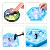 Salvar Pingüino Rompehielos Juego, Pingüinos Atrapados en Hielo Juguete Rompehielos, Salvar Pingüino en Hielo Juego, Pingüino Rompehielos Juegos de Mesa de Puzzle para Niños con Cubos de Hielo