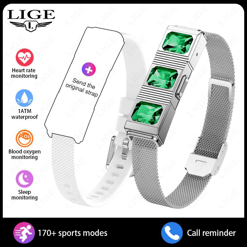 

Men Women Smart Bracelet Waterproof Fitness Activity Tracker Heart Rate Sleep Monitor Pedometer Smart Watch For Android iOS серебряный