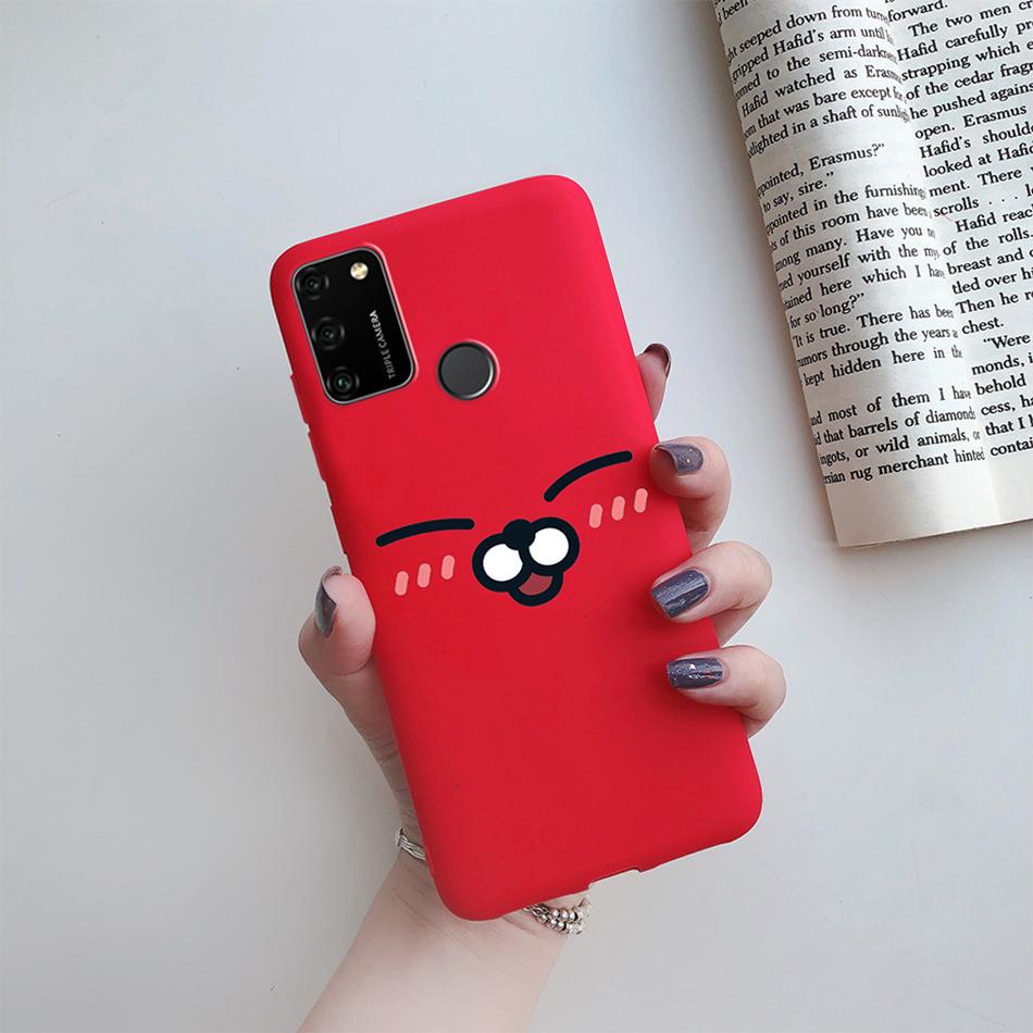 For Huawei Honor 9A Case 2020 Silicon Cover Soft Bumper Coque For Huawei Honor 9A Phone Cases MOA-LX9N Honor9A Love Heart Funda