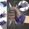 Stainless Steel Gloves Anticut Safety Cut Resistant Hand Protective Metal Glove Butcher Protect Knife Proof Cut Glove