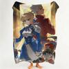 Game F Fate G Grand O Order  Flannel  Blanket Suitable for Sofa Living Room Bedroom