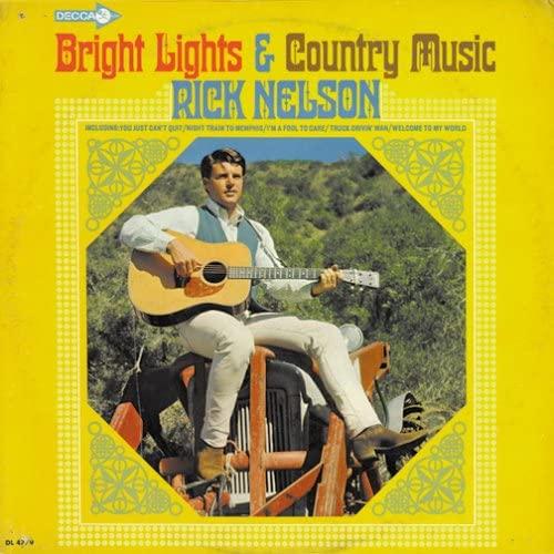 

CD RICKY NELSON - Bright Lights & Country Music Non Japan ObiRock Used