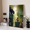 Disney 5D DIY Diamantmalerei Klassische Szenen Illustrationen Aus dem Dschungelbuch Cartoon Vollständiges Diamantmosaik Kunst Wanddekorations-Set