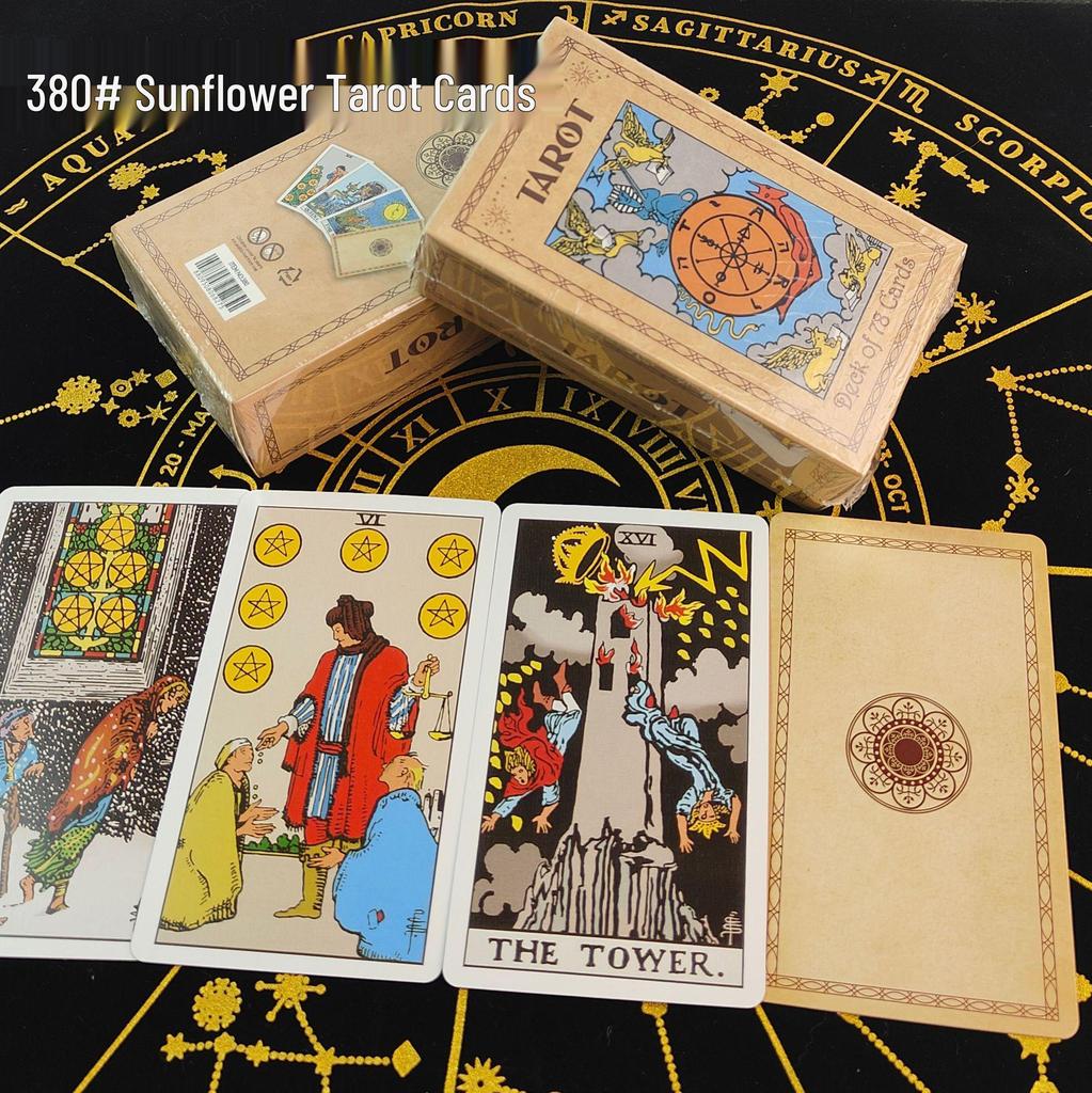 Classic Waite Waterproof Tarot Card Set with Tutorial - High-End Plastic Cards